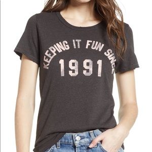 “keeping it fun since 1991” tee
